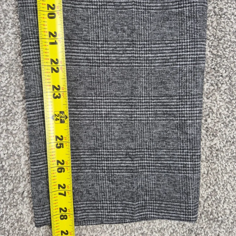 Banana Republic Dress Pants Mens 32x32 Gray Glen Plaid Slim Fit Trousers
